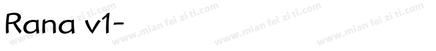 Rana v1字体转换